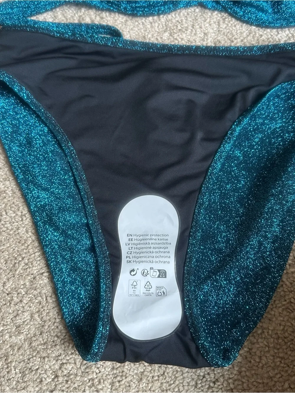 Blue Shimmer Bikini 👙💕 - Picture 9 of 9